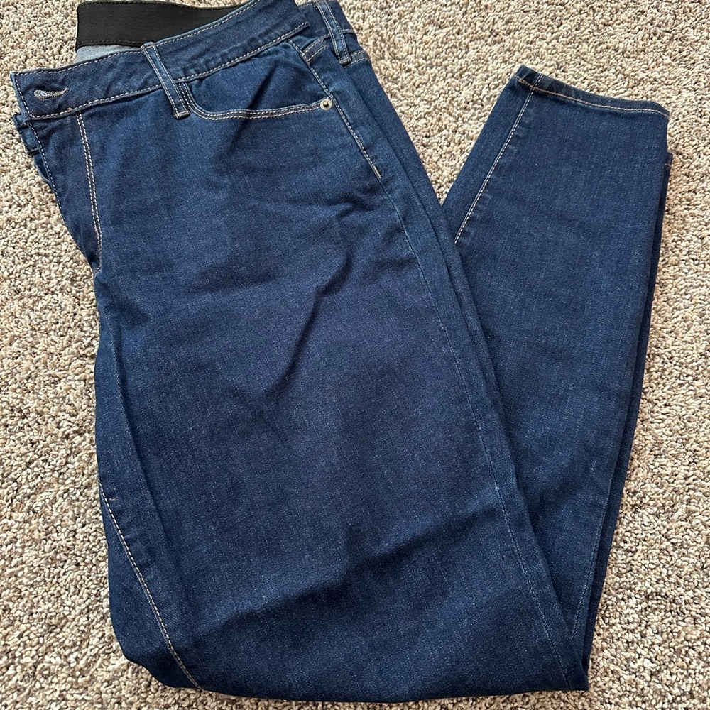 Ava & Viv High rise skinny Jean dark wash w/ stretch waist band